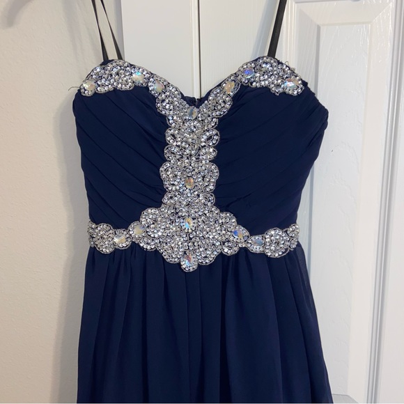 City Triangles Dresses Jcp City Triangles Navy Short Prom